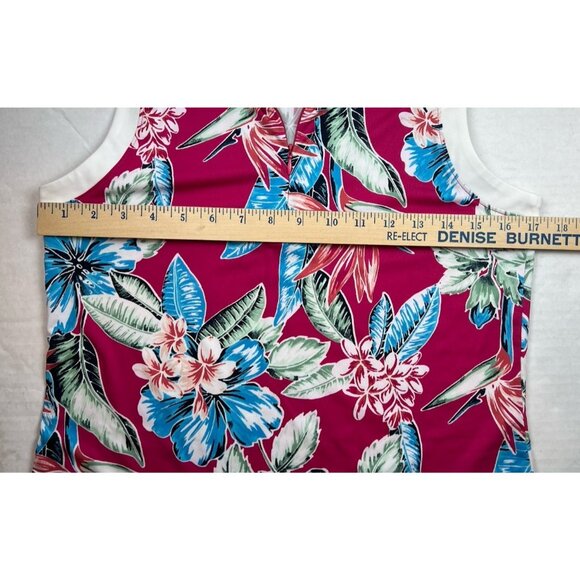 Tommy Bahama Golf women shirt UPF50 Pink quick dry moisture wicking MEDIUM - Picture 9 of 12